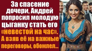 Истории из жизни. Слушать истории. За спасение дочери, Андрей попросил молодую цыганку стать его