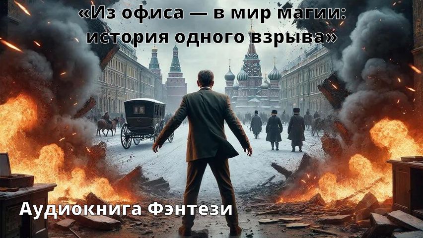 Аудиокнига Фэнтези Из офиса  в мир магии: история одного взрыва
