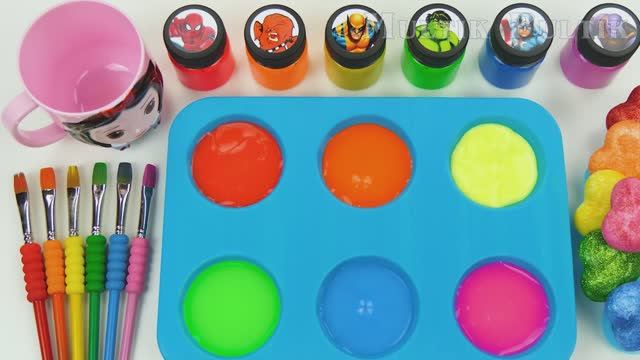 Насладиться ASMR-звуками кинетического песка радужного слайма ✨ своими руками с помощью ASMR 💖 #087