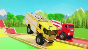 Сделай сам мини-грузовик, цветные шарики и спой песенку! Детские песенки и стишки для малышей.