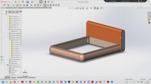 Кровать LuZaro. Разработка каркаса кровати в Solid Works
