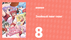 Знойный пинг-понг 8 серия (аниме-сериал, 2016)