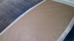 №64- Замаскировал крыло снизу для подкраски белого цвета.