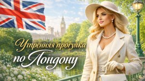 Утренняя прогулка по Лондону от Вестминстера до парка Баттерси 4K