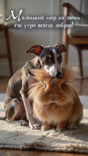 Маленький мир на двоих, где утро всегда доброе! Гармоничного Тебе дня! 🕊️☁️🌍🤍