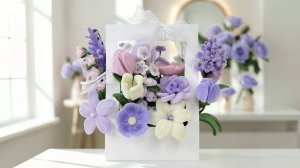 БУКЕТ ОЧАРОВАНИЕ ИЗ СИНЕЛЬНОЙ ПРОВОЛОКИ