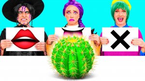 Откуси Лизни или Ничего Челлендж с Хантрикс | Забавные Кухонные Лайфхаки от BaRaDa Challenge