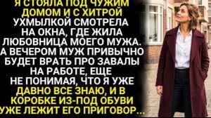 Я стояла под чужим домом и с хитрой ухмылкой смотрела на окна, где жила любовница мужа!