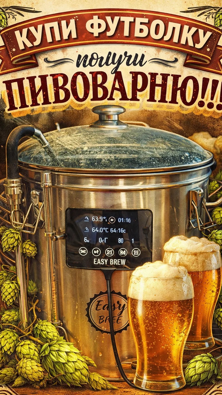 Дарю домашнюю пивоварню