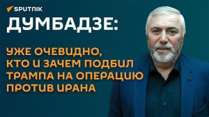 Думбадзе: уже очевидно, кто и зачем подбил Трампа на операцию против Ирана