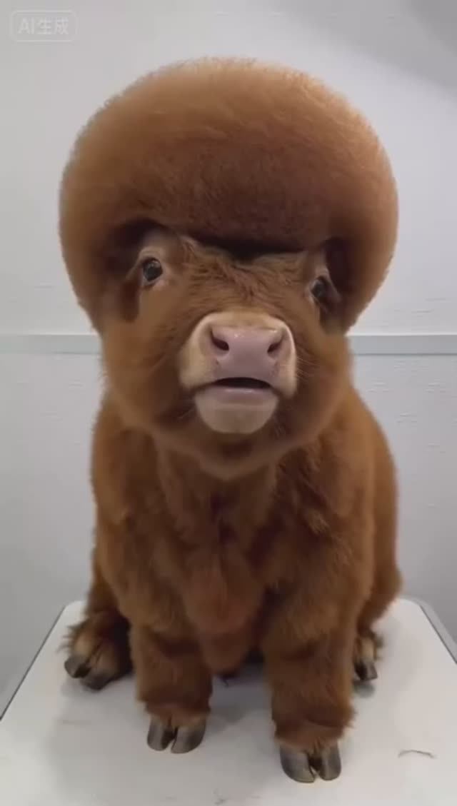 Модный бычок!!!  #бык #бычок #парикмахер #парикмахерская #стрижка #прическа #крутой #бычара