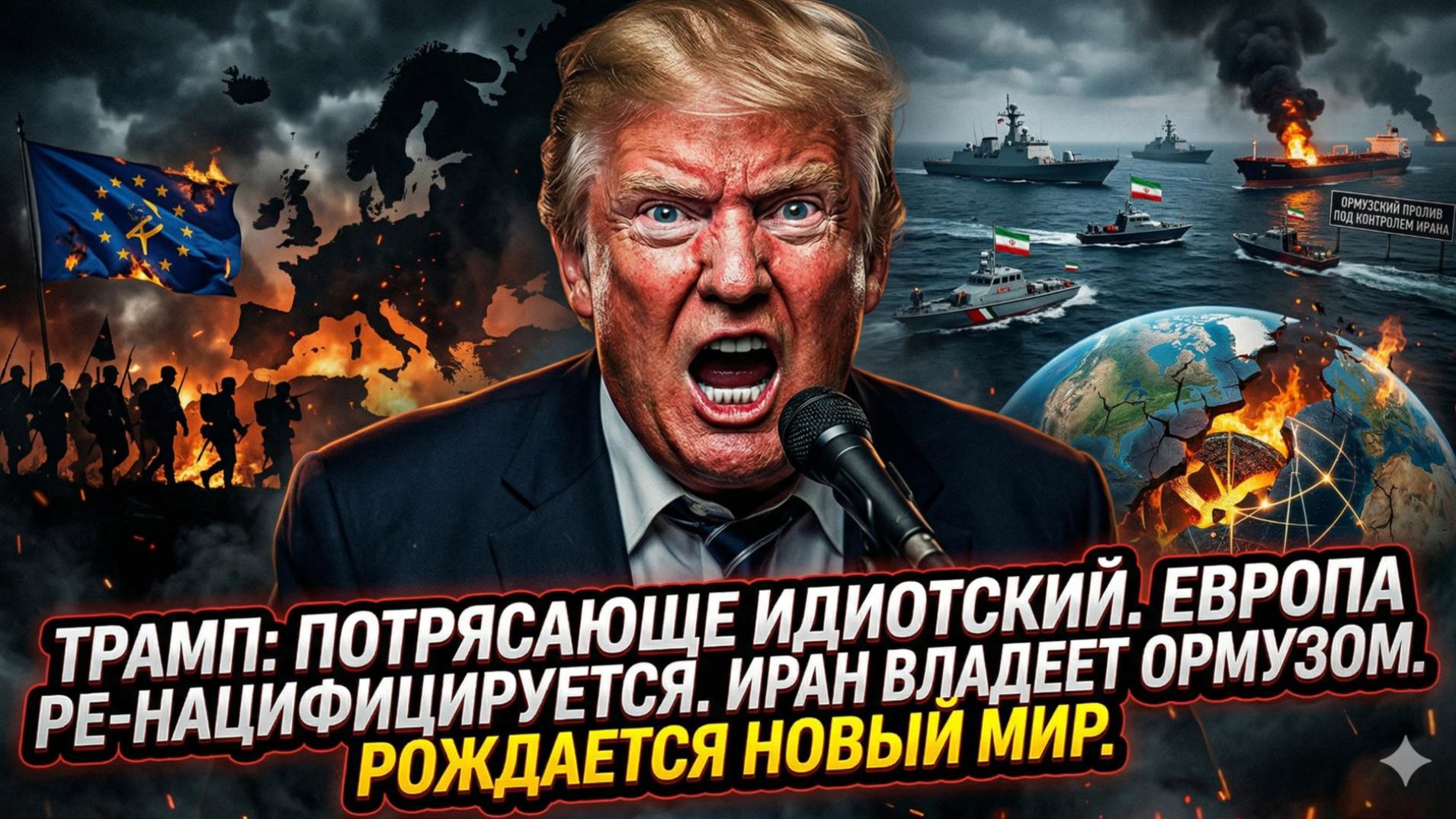 🤡 Трамп-идиот, Европа-нацисты, Иран-хозяин Ормуза: новый мир на подходе