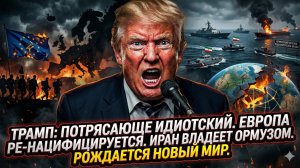 🤡 Трамп-идиот, Европа-нацисты, Иран-хозяин Ормуза: новый мир на подходе