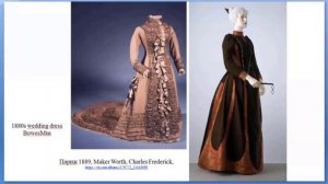 ЖЕНСКИЙ КОСТЮМ 1880-Х ГОДОВ