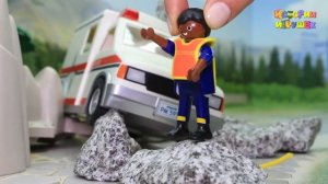 Видео про скорую помощь и полицейские машины - Смелый доктор!