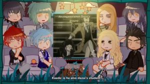 Assassination Classroom React To Dazai Osamu As New Teacher, Bungo Stray Dogs, —Made By Yuk!Ra