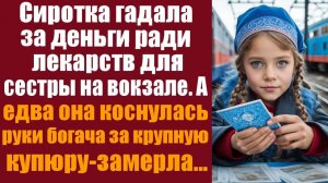 Истории из жизни. Слушать истории. Сиротка гадала за деньги ради лекарств для сестры на вокзале. А