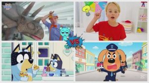 Шериф Лабрадор, Влад и Ники, Блиппи против Блуи — Музыкальный Ритм ЭДМ 🐶🎶