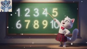 Учим цифры. Счет от 1 до 10 . Киса Мурыса. ОБУЧАЮЩЕЕ ВИДЕО. МУЛЬТИКИ ДЛЯ ДЕТЕЙ. ВИДЕО ДЛЯ МАЛЫШЕЙ