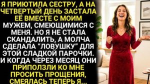 Я приютила сестру, а на четвертый день застала её вместе с моим мужем, смеющимися с меня!