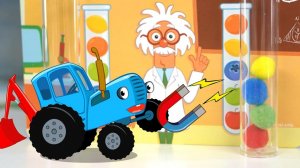 Синий трактор и Егор - Распаковка и обзор Магнитные игры для малышей