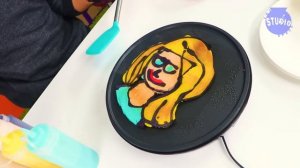 CHRISTMAS PANCAKE ART CHALLENGE! Learn How To Do DIY Pancake Art