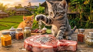 Мои Котята приготовили сегодня Шаурму