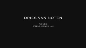 Показ женской коллекции Dries Van Noten 102 весна-лето 2018