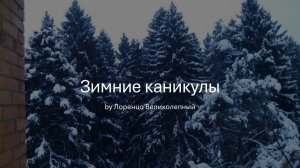 Зимние каникулы