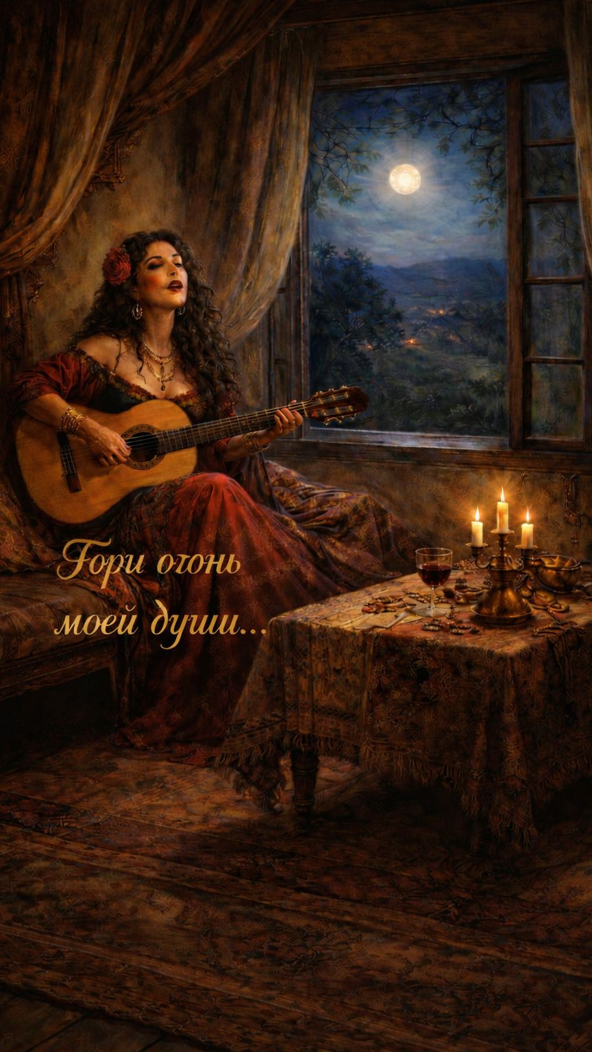 Гори огонь моей души