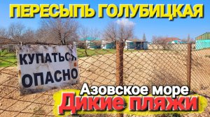 Автокемпинги от Голубицкой до Пересыпи. Дикие пляжи - Опасно ли тут в 2026 году? Азовское море