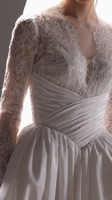 Свадебное платье Импера из коллекции «Дива» 2026 от бренда Анна Кузнецова