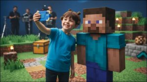 Minecraft в реальной жизни 🎮: когда Стив и его друзья оживают в образе 6‑летних детей!