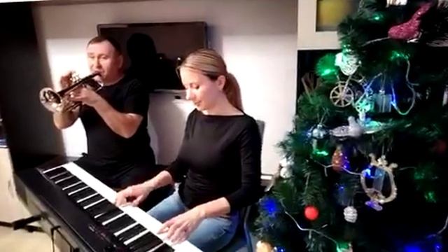 В лесу родилась ёлочка - труба соло