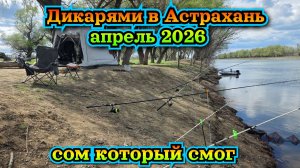 Дикарями в Астрахань на рыбалку река Кигач апрель 2026. Рыбалка в Астрахани