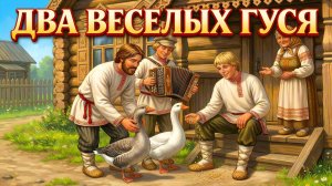 Два веселых гуся 🦆 Песенки для детей | RUSNEURO мультики