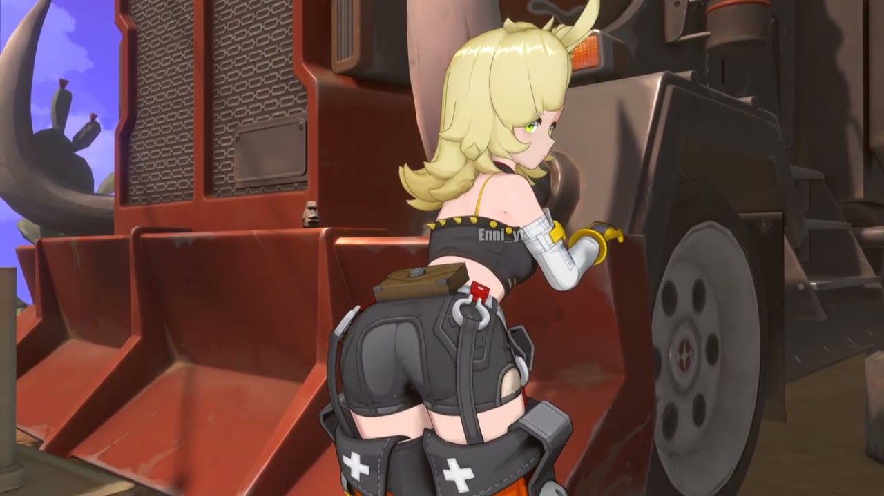 Piper Wheel shaking booty  Zenless Zone Zero animation