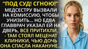 Истории из жизни| «Сгною! - главврач обрушился на медсестру |Аудио рассказы|Жизненные истории