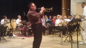 Портрет Луи Армстронга -  труба соло