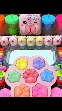 Слайм АСМР 💖 Распаковка слаймов 💖 Микс крутых слаймов