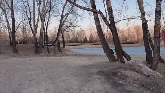 Остров Татышев.Вантовый мост .Красноярск