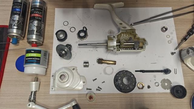 Техническое обслуживание катушки Okuma Distance Surf Arena DSA-60