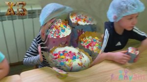 "Пасха" - кулич и крашеные яички у дошкольников Funny Ant Malahovka