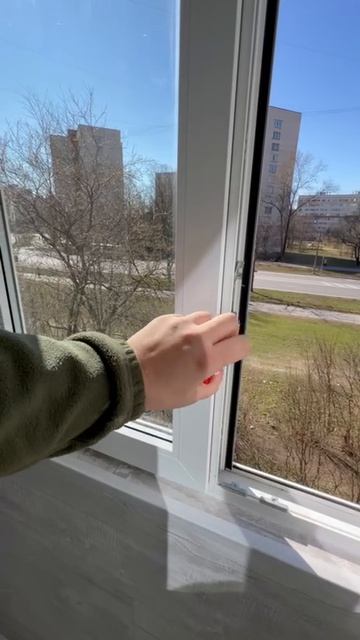 Штульповое окно на балконе в старом фонде