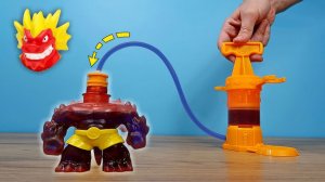 Накачал разными наполнителями героя Гуджитсу! Goo Jit Zu Hero creator!