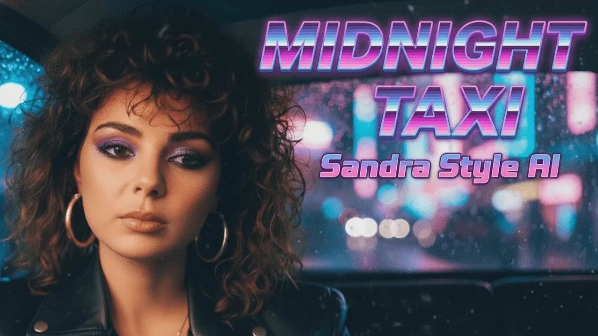 Midnight Taxi 🚕✨ 80s Eurodisco Song (Sandra Style) _ AI Music Video