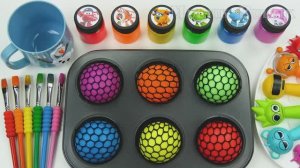 Насладиться ASMR-звуками кинетического песка радужного слайма ✨ своими руками с помощью ASMR 💖 #083