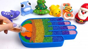 Мультики для детей. Разноцветные слаймы. Звуки АСМР для детей. Игрушки развивающие. Волшебство