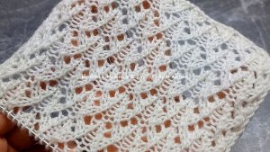 НЕВЕРОЯТНО ЭФФЕКТНО И МИЛО! КРАСИВЫЙ СТРУКТУРНЫЙ АЖУРНЫЙ УЗОР