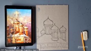 Рисуем с Александрой Абросимовой 9.4 9:30